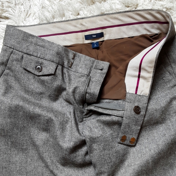 Y2K cuffed low-rise dress pants - Picture 3 of 3